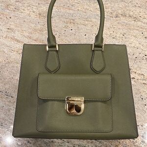 Michael Kors Olive Green Purse